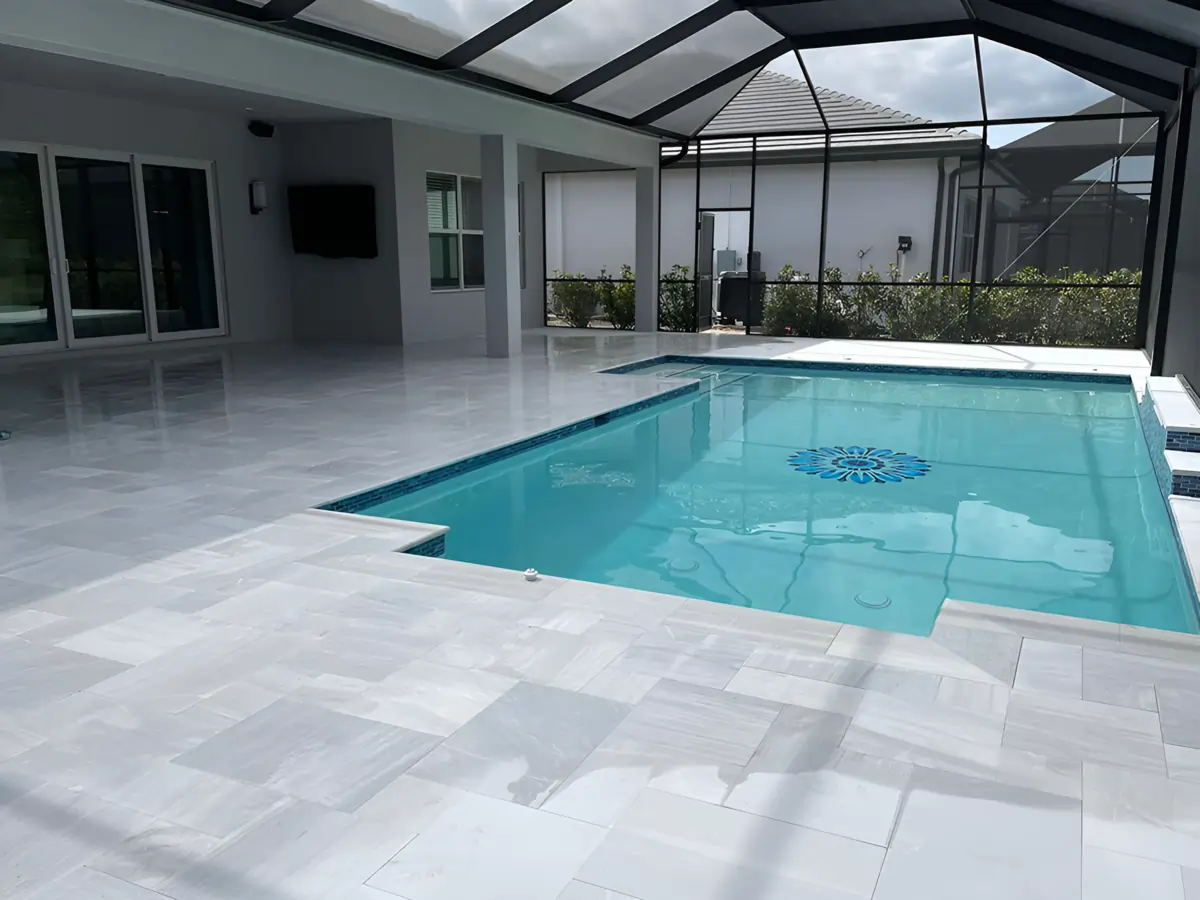 Pool And Pavers